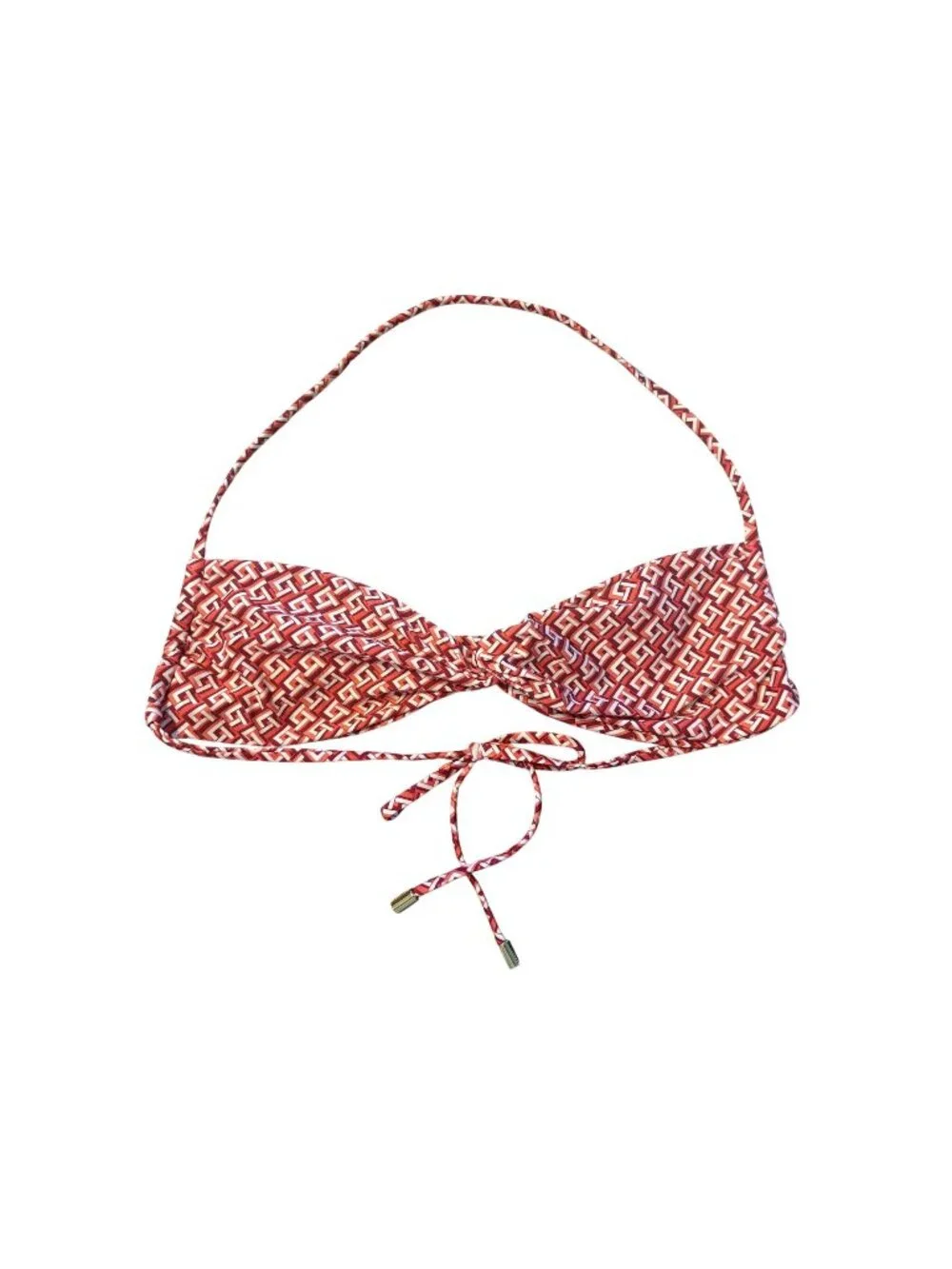 MONDAY Swimwear Tamarama Bikini Top in Lattice Geo